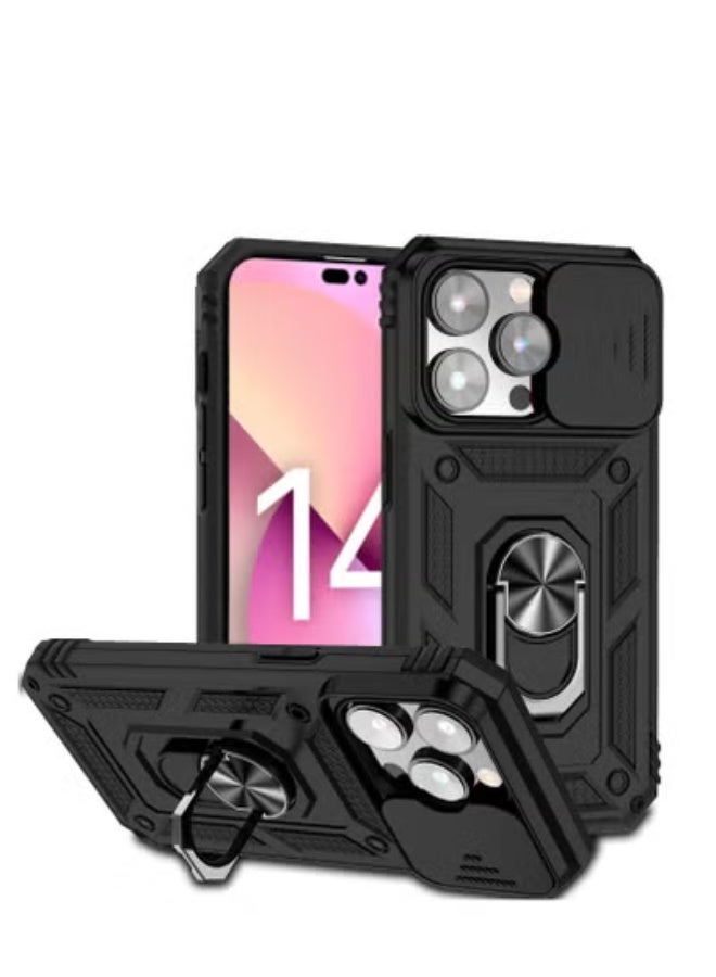 GULFLINK Back Cover Phone Protect Case for iPhone 14 Promax Black - Image 1