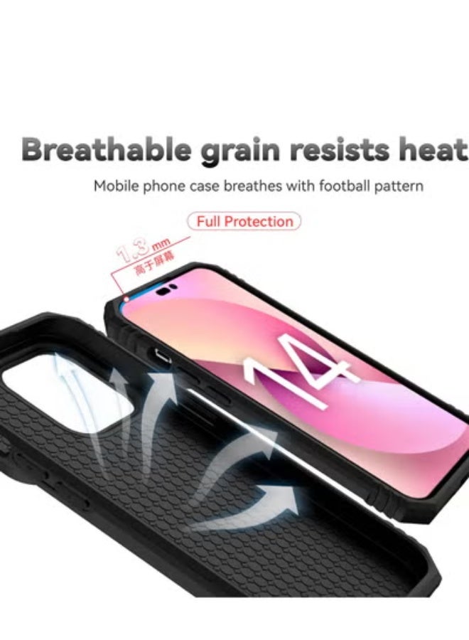 GULFLINK Back Cover Phone Protect Case for iPhone 14 Promax Black - Image 4