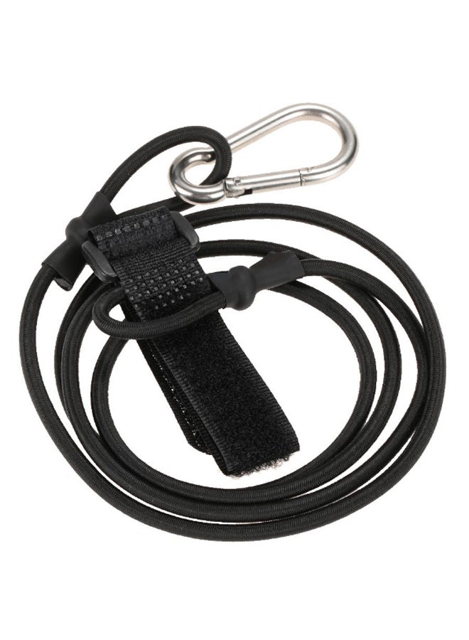 NIBEMINENT Kayak Canoe Safety Paddle Leash With Carabiner 103cm - Image 2