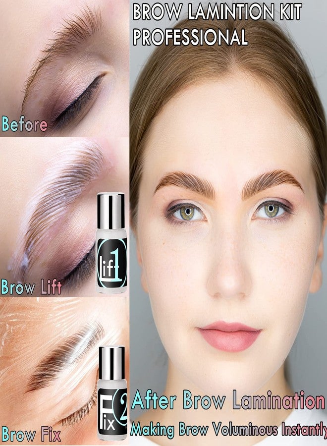 ICONSIAM Eyelash Lift and Eyebrow Lamination 2 in 1 Kit Easy DIY 5 Minutes Curl Eyelash Lift Long-Lasting a Month Professional Make Lash and Brow More Volume 6 Weeks - Image 3