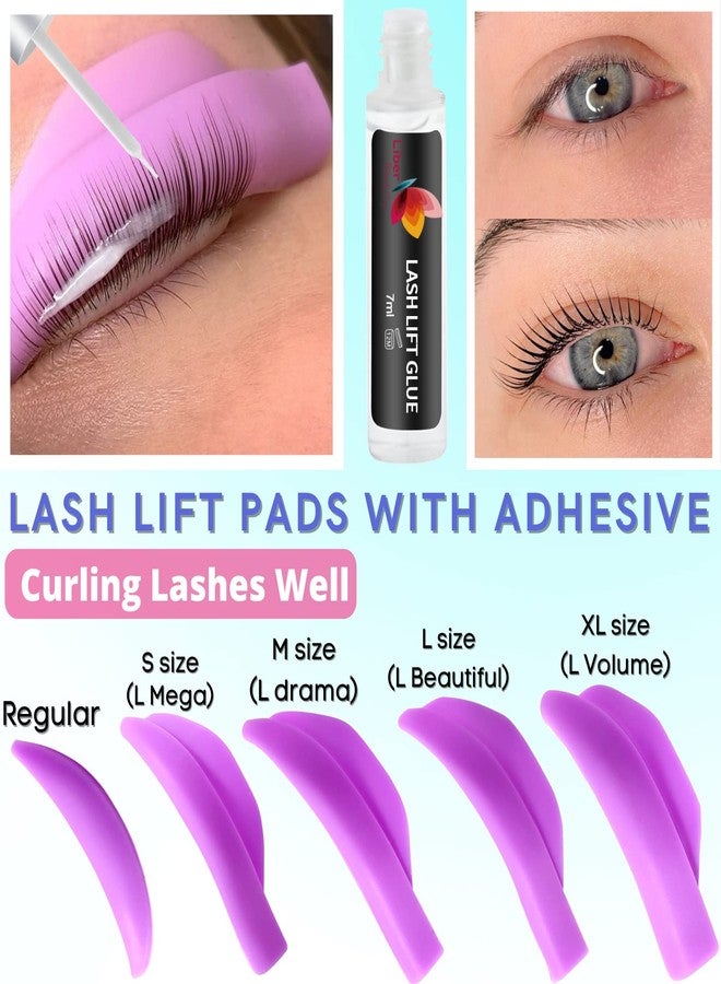 ICONSIAM Eyelash Lift and Eyebrow Lamination 2 in 1 Kit Easy DIY 5 Minutes Curl Eyelash Lift Long-Lasting a Month Professional Make Lash and Brow More Volume 6 Weeks - Image 2