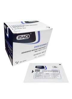 Max ضمادة لاصقة للجروح ماكس 6 سم × 7 سم، 100 قطعة/صندوق 