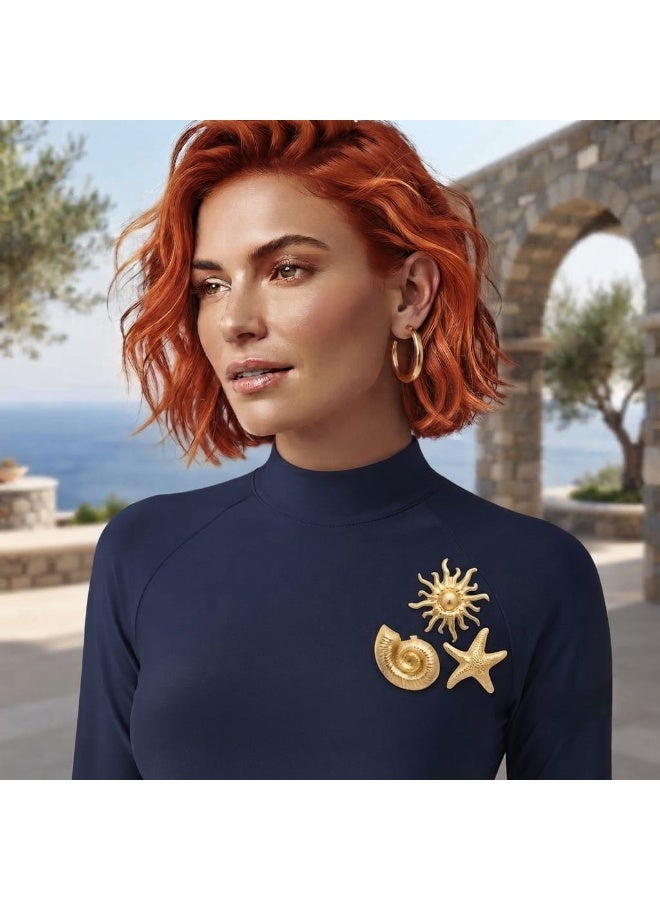 Elegant and Luxurious Women's Brooch – A Distinctive Decorative Pin for Clothing, Abayas, and Dresses – A Sophisticated Accessory for Special Occasions, Parties, and Gifts - Image 5