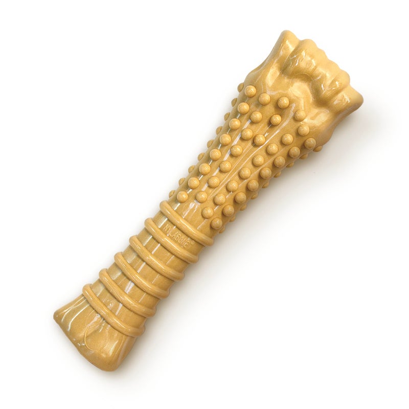 Nylabone Power Chew Textured Knuckle Bone - Dog Toys for Aggressive Chewers - Peanut Butter Chew Toy - Large Dog Chew Toys - Peanut Butter Flavor, X-Large - Over 50 Ibs. (1 Count) - Image 1