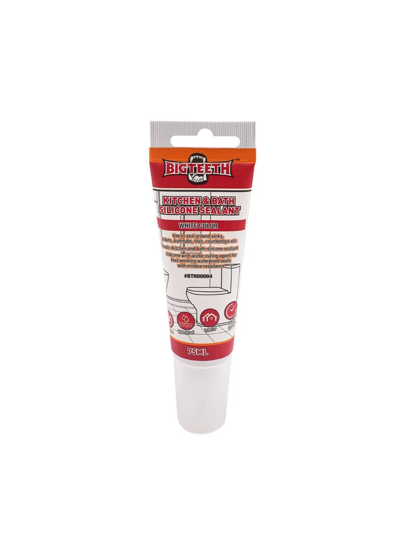 Kitchen & Bath Silicone  75G  WHITE