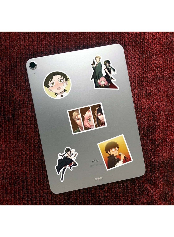 CodersParadise Pack of 50 Spy Anime Aesthetic Vinyl Stickers for Laptop, Journal, Bike Helmet, Diary, Guitar, Mobile Case - Waterproof Residue Free Stickers - Image 3