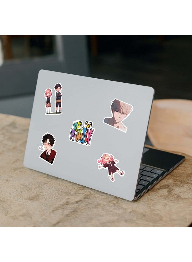 CodersParadise Pack of 50 Spy Anime Aesthetic Vinyl Stickers for Laptop, Journal, Bike Helmet, Diary, Guitar, Mobile Case - Waterproof Residue Free Stickers - Image 2