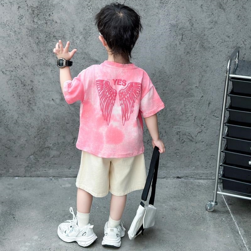 Cool and Stylish Boys'' Clothing, Korean-Style Children''s Outfit, New Trendy Summer Wear for Boys, Fashionable and Trendy Street Style Korean Clothes - Image 3