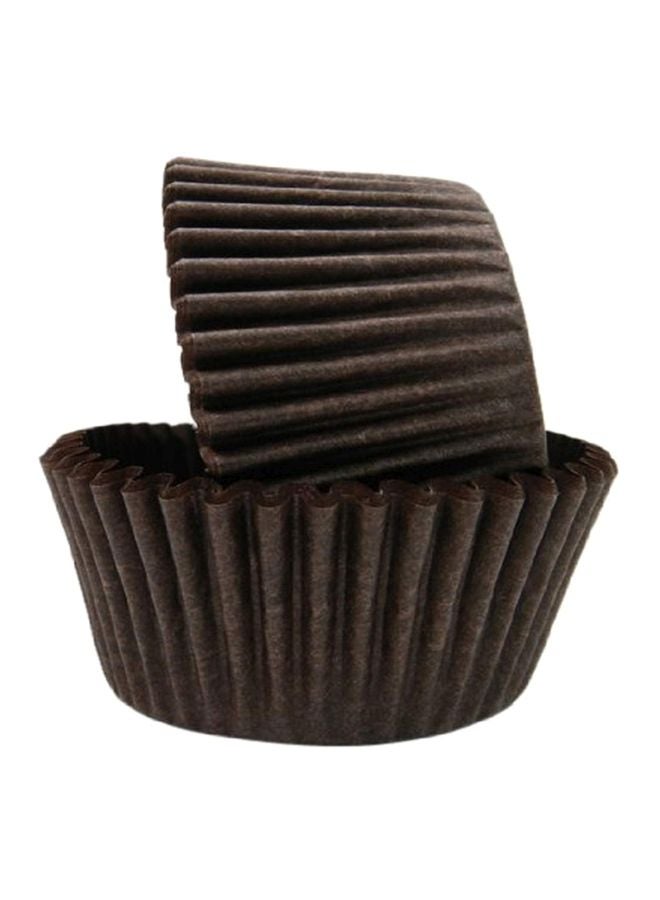 Regency Wraps Greaseproof Professional Grade Baking Cups, Pack of 40, Standard Liners, Brown Solid, for Cupcakes, Muffins, Candy, Non Stick - Image 1