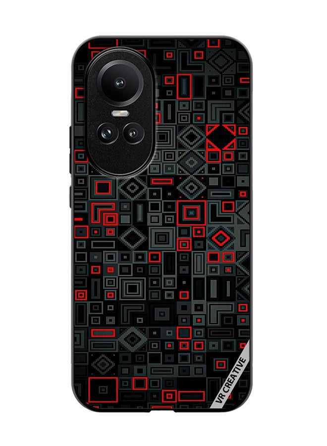 VR CREATIVE Protective Case Cover For Oppo Reno 10 Pro Abstract Design Multicolour - Image 1