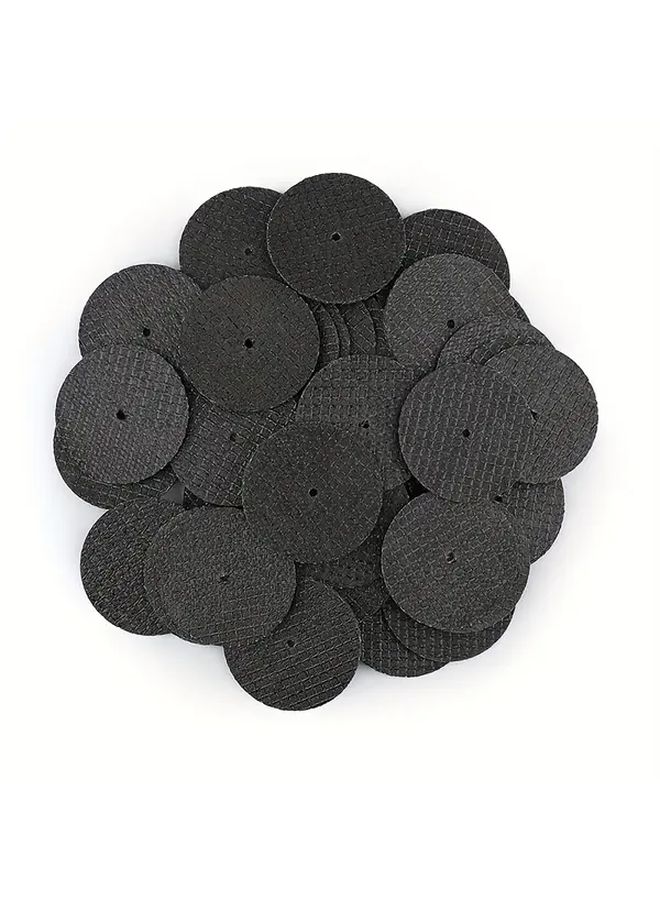 32mm Resin Bonded Metal Cutting Disc 50pcs Heavy Duty Fiber Backing Grinding Wheel for Stainless Steel Colored Metals Central Hole Compatible with Grinder Polisher Machines Professional Grade for Steel Fabrication - Image 5