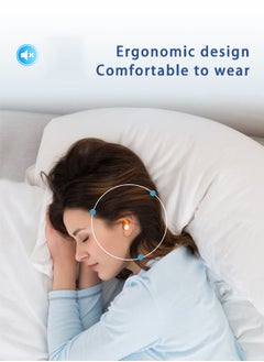 Fazza Swimming Earplugs, Soundproof Sleep Earplugs, Noise Canceling Ear Plugs, Waterproof Reusable, Portable(Orange)  - Image 5