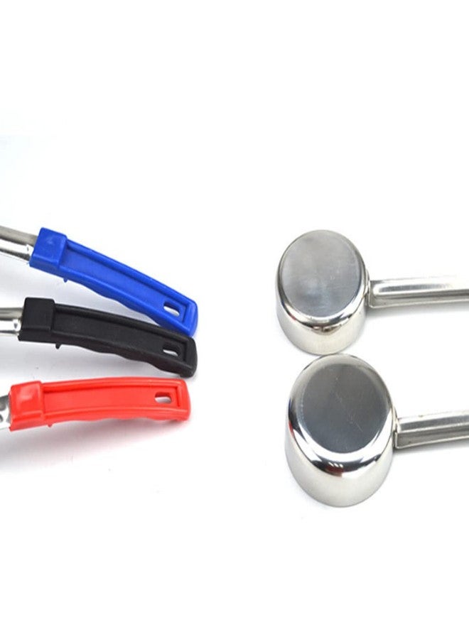 Cohpoh 2 or4 Ounce Solid Stainless Steel Portion Control Ladle Spoon for Pizza Sauce Serving Spoons Portion Ladle 2 pcs (4 Ounce) - Image 4