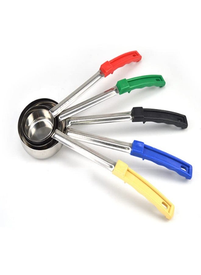 Cohpoh 2 or4 Ounce Solid Stainless Steel Portion Control Ladle Spoon for Pizza Sauce Serving Spoons Portion Ladle 2 pcs (4 Ounce) - Image 5