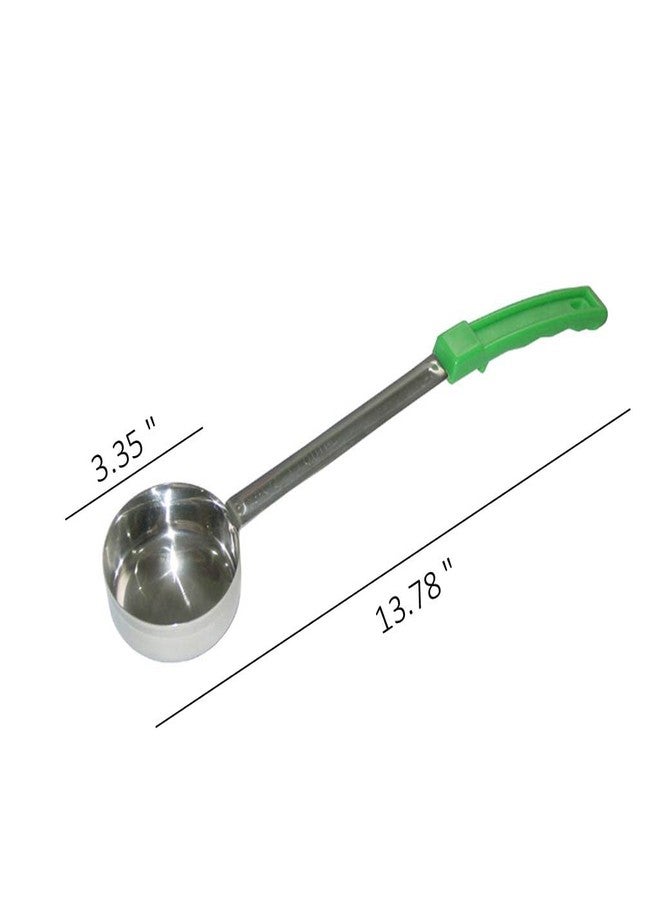 Cohpoh 2 or4 Ounce Solid Stainless Steel Portion Control Ladle Spoon for Pizza Sauce Serving Spoons Portion Ladle 2 pcs (4 Ounce) - Image 2