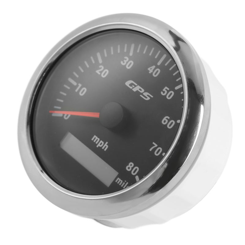 316 عداد سرعة GPS من الفولاذ المقاوم للصدأ - عداد سرعة مقاوم للماء بمعيار IP67 - زجاج منحنٍ مضاد للضباب - شاشة MPH لتعديل السيارات - Image 2