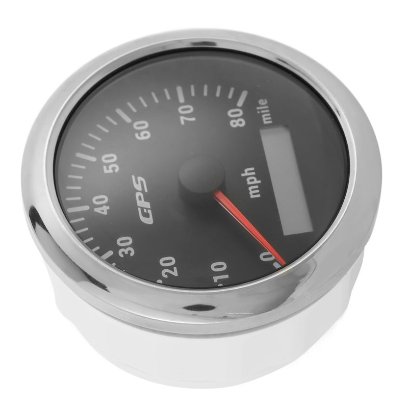 316 عداد سرعة GPS من الفولاذ المقاوم للصدأ - عداد سرعة مقاوم للماء بمعيار IP67 - زجاج منحنٍ مضاد للضباب - شاشة MPH لتعديل السيارات - Image 4