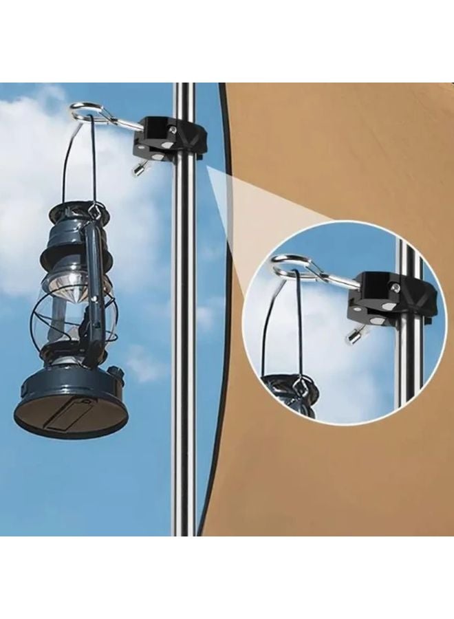 Heavy Duty Aluminum Alloy Crab Clamps With Anti Slip Cover Black Car Roof Canopy Tent Support Clips - Image 5