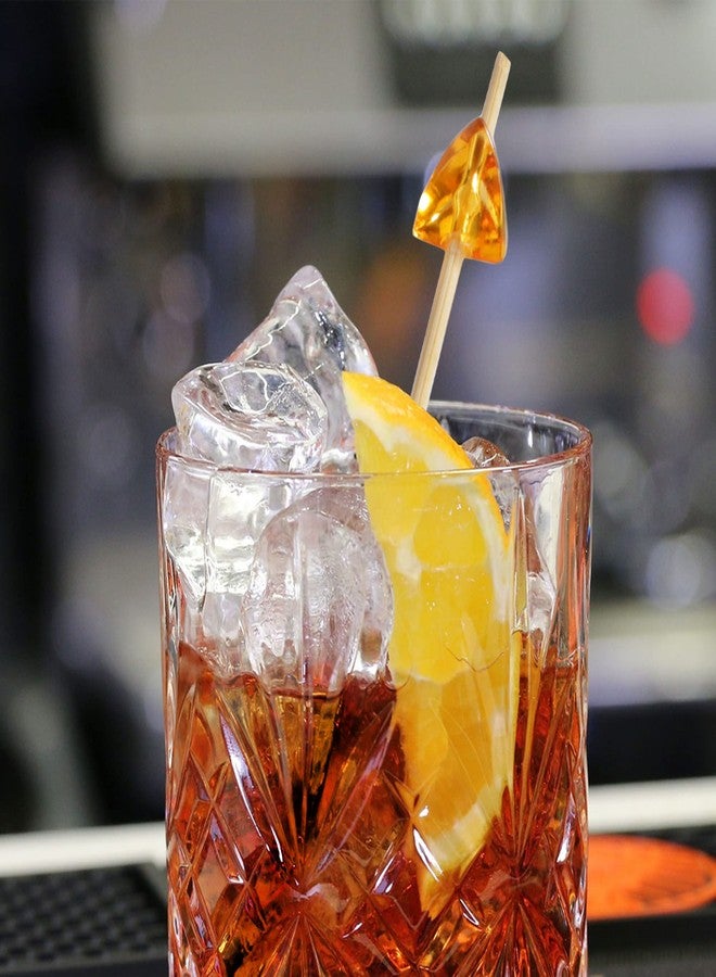 بامبو إم إن أعواد تزيينية من الخيزران من BambooMN، بطول 5.9 بوصة، مصنوعة من الأكريليك الأزرق الداكن، مع أطراف مزينة بأحجار كريمة، مثالية لتقديم الكوكتيلات والفواكه والسندويشات، مناسبة للمناسبات الخاصة، والأعياد، والمطاعم، وحفلات البوفيه، 100 قطعة - Image 5