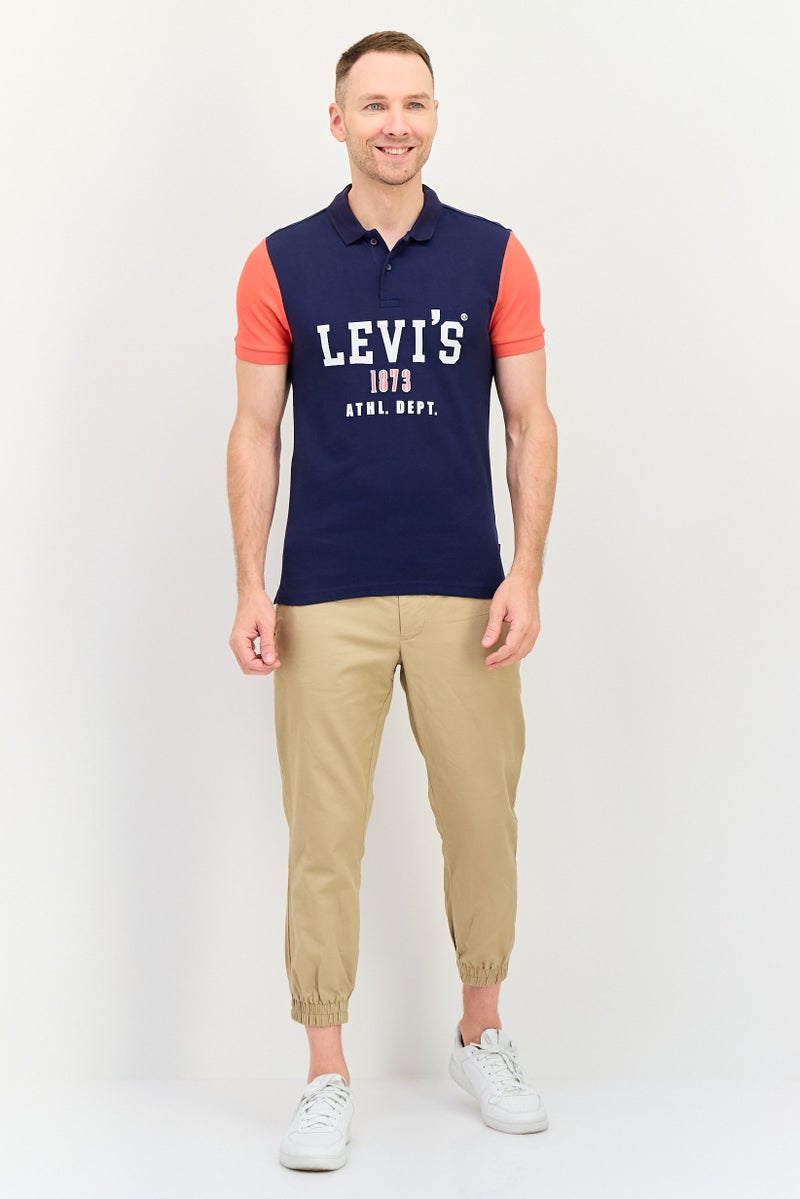 Levi's تي شيرت بولو قصير الأكمام للرجال بتصميم جرافيكي، متعدد الألوان - Image 3