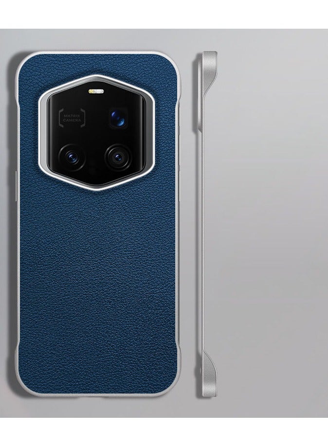 عام Frameless Case Compatible with Honor Magic 7 RSR Porsche Design, Ultra-thin Skin-friendly Plain Leather Case Anti-Drop Anti-Fingerprint Shockproof Protective Cover - Image 1