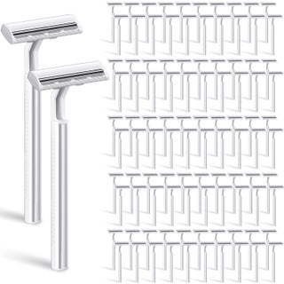 100 Pieces Disposable Razors Bulk for Women Individually Wrapped Twin Blades Shaving Razor Women Razors for Shaving Safety Hotel Guest House Travel Home Use Portable White - pzsku/Z7A4F024C1D5777EC852CZ/45/1746227015/c28e8f52-c158-4543-b7fd-5f38f44fe380
