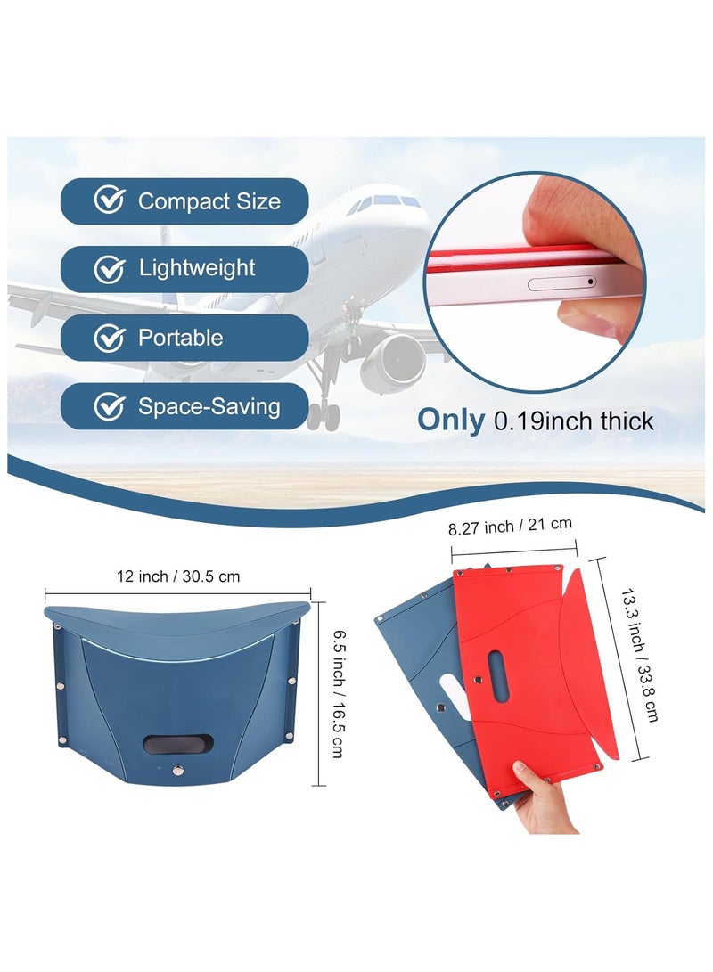 YelaJoy Portable Airplane Foot Rest, 2 Pcs Foldable Foot Rest for Air Travel and Under Desk Foot Rest at Work, Versatile Footrest and Stool for Long Flight, Home and Office - Image 3