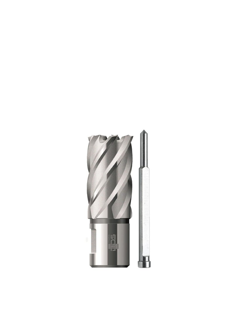BDS Maschinen GmbH - Germany - Annular Cutters STANDARD in High Speed Steel HSS Annular Core Cutter Broach Cutting Tool Core Drill Bits For Magnetic Drilling Machines Cutting Length 30mm HSS Core Drills diameter 21 - Image 1