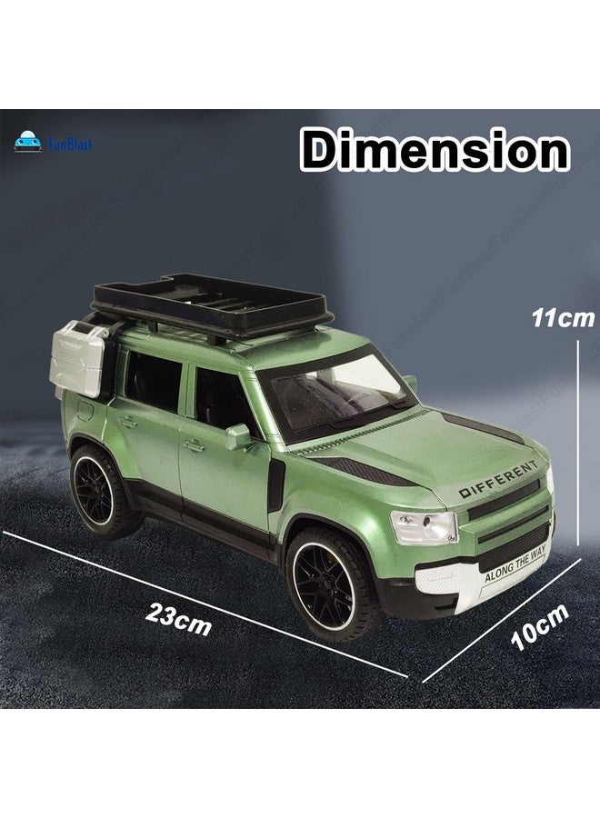 فنبلاست لعبة جيب الطرق الوعرة من فن بلاست للأطفال، لعبة جيب قابلة للسحب مع باب مفتوح وضوء وصوت للأطفال، لعبة جيب بقوة احتكاك للأطفال من سن 3 سنوات فما فوق، أولاد وبنات (أخضر) - Image 2