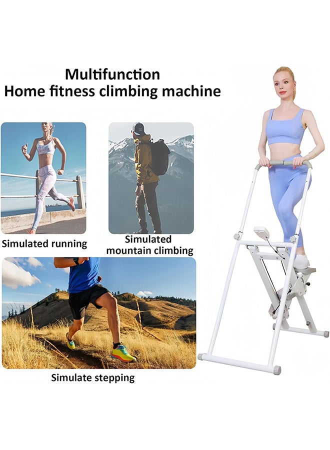 رات سو جهاز تسلق منزلي وستيبر مدمج – آلة تمرين كارديو كاملة للجسم قابلة للطي، مثالية للتدريب الرياضي في المنزل، مع مقابض ودواسات قابلة للتعديل - Image 5