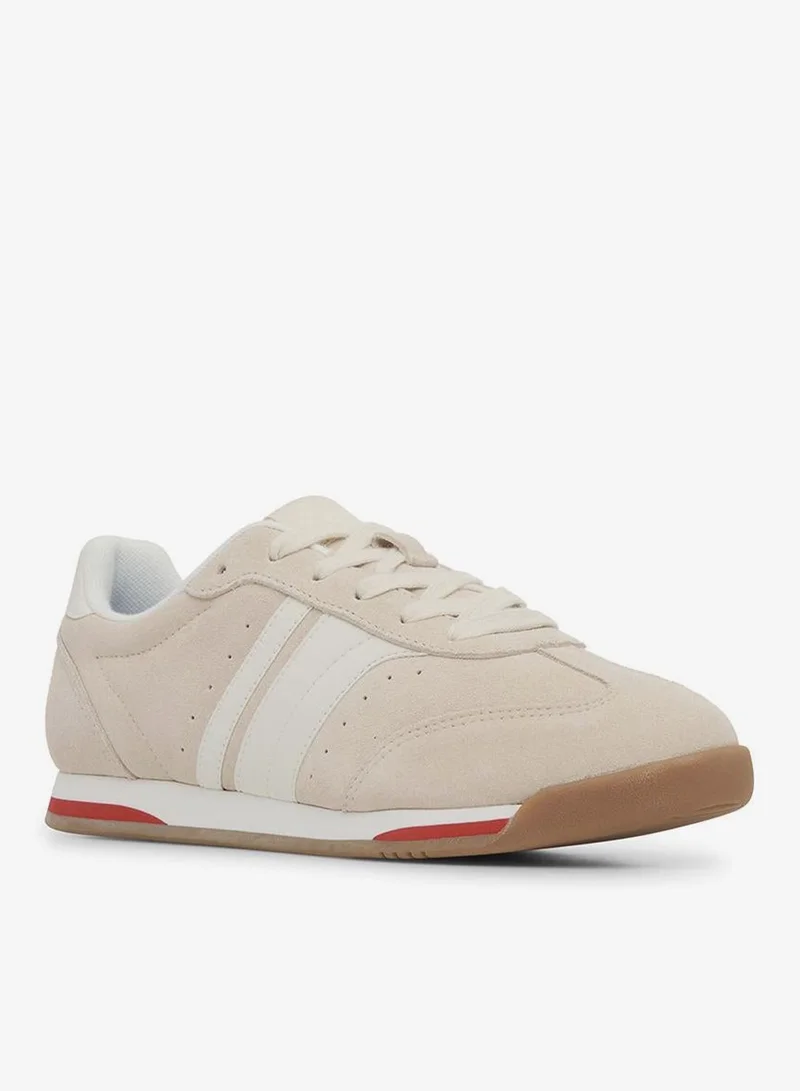 Keds Keds Women's Revival Suede Lace-Up Sneaker – Retro Arch Support, Two-Tone Casual Shoe Cream