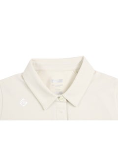 TOREAD Women's Performance Polo Short-Sleeve T-Shirt - TAJJBN82770 Beige  - Image 3