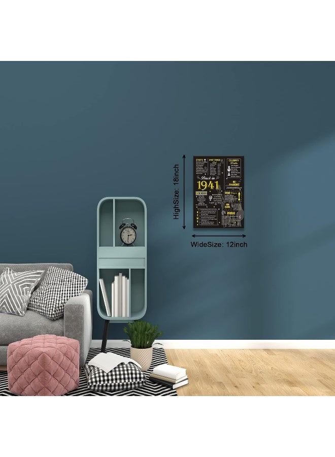 KAWAHONE 81st Framed Birthday Poster Wall - Image 2