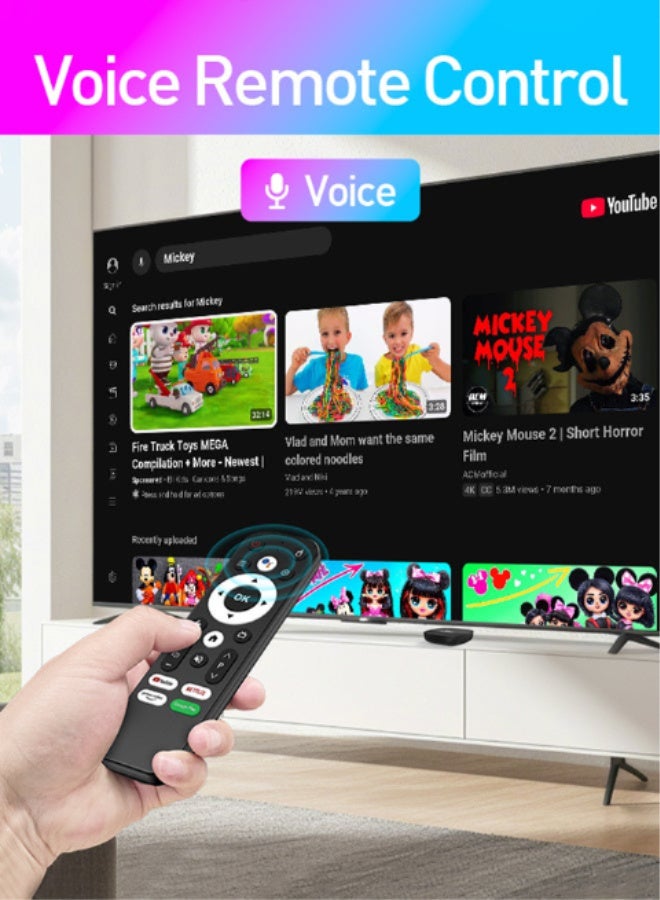 TV98 Android 14.0 Smart TV Box 2G/16G 2.4G 5G Dual WIFI 6 BT5.0 H.265 8K UHD Media Player Set Top Boxes - Image 2