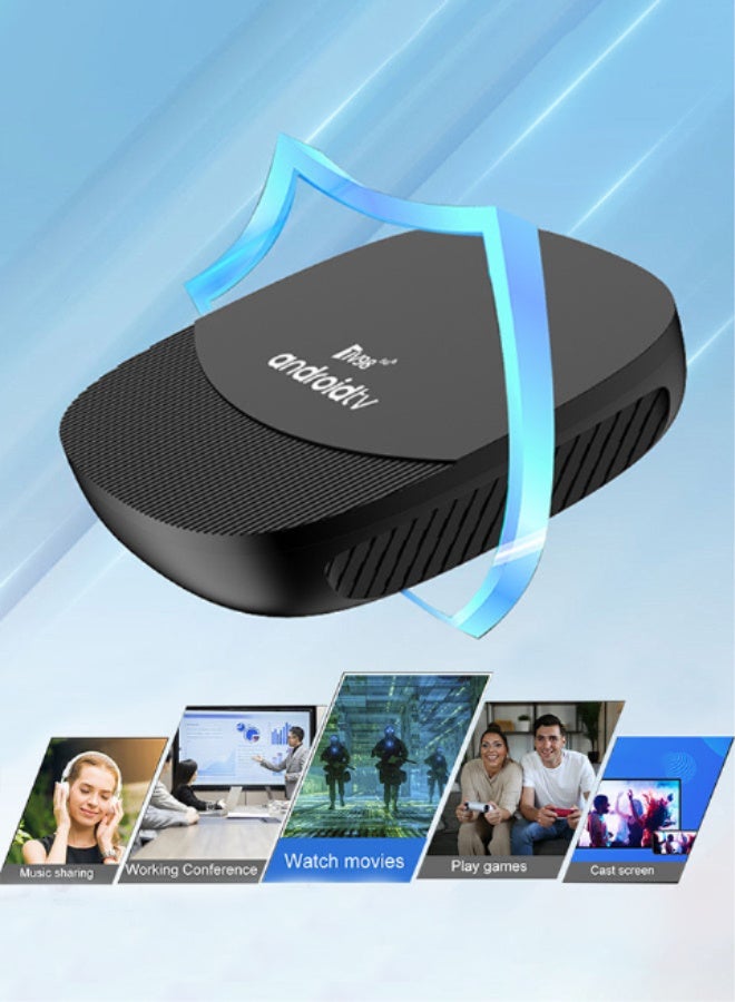 TV98 Android 14.0 Smart TV Box 2G/16G 2.4G 5G Dual WIFI 6 BT5.0 H.265 8K UHD Media Player Set Top Boxes - Image 4