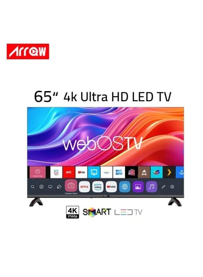 ارو شاشة 65 بوصة - نظام التشغيل webOS - بدون إطار - دقة 3840 × 2160 - واي فاي - بلوتوث - RO-65LPW - Image 1