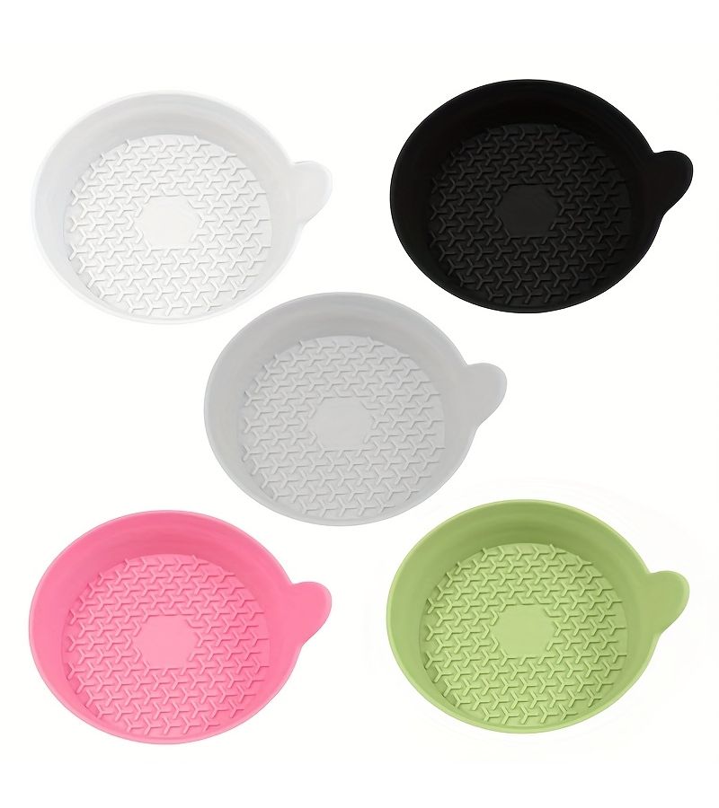 2pcs Pink Silicone Car Cup Mat Non Slip Heat Resistant Universal Vehicle Interior Accessory - Image 5