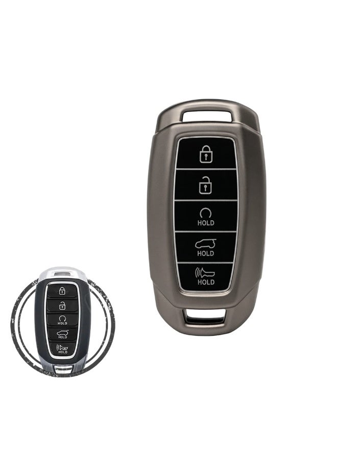 Service Zone TPU Key Cover Case Protector For Hyundai Palisade Kona Elantra Avante Smart Key Remote 5 Button