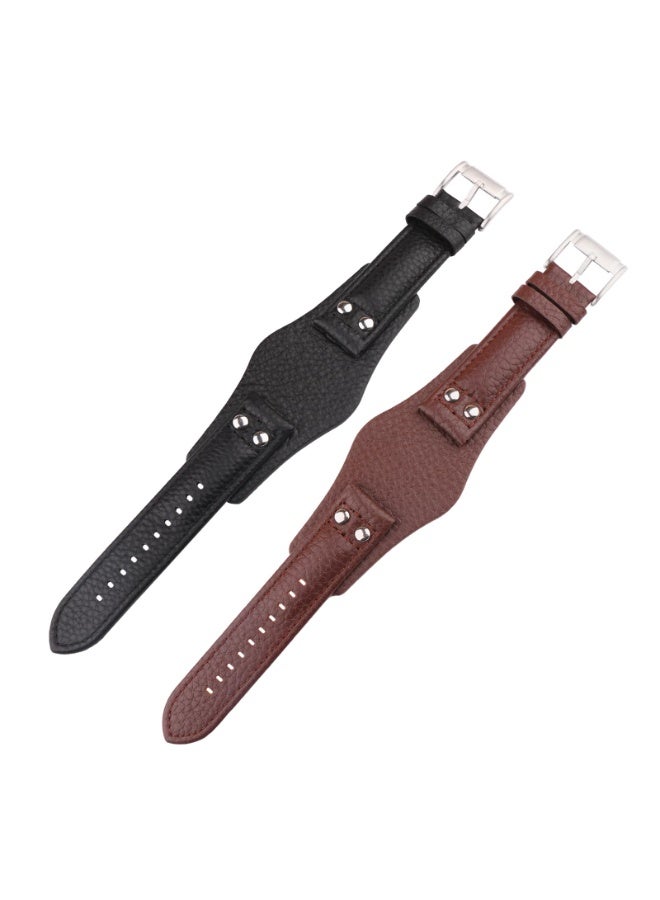 سوار ساعة Fossil، حزام ساعة من الجلد الأصلي، حزام ساعة، متوافق مع Fossil CH2891 CH2564 CH2565 CH2573 CH2574 وغيرها من الموديلات ذات رؤوس الساعات مقاس 22 مم، يأتي مع أداة و3 قضبان زنبركية، 22 مم، بني - Image 5