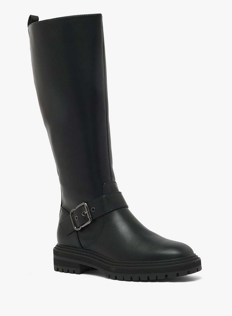 ONLY Beth Buckle Knee Boots - Image 2