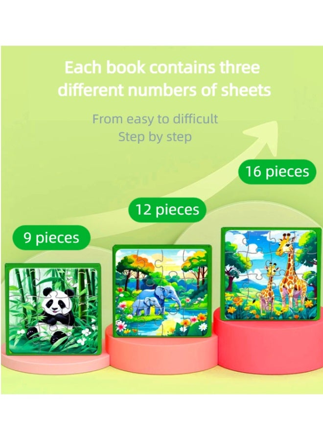 اللغز المغناطيسي للأطفال من عمر 3-6 سنوات المطوية للأطفال لعبة التعليم التعليم التعليم المبكر وأسلوب التنمية المعرفية - Image 3