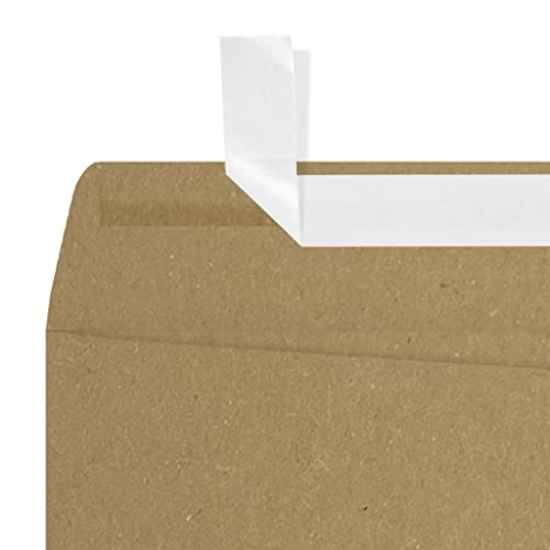 LUXPaper 9 x 12 Open End Envelopes | Peel & Press | Grocery Bag Brown | 70lb. Text | 50 Qty - Image 4