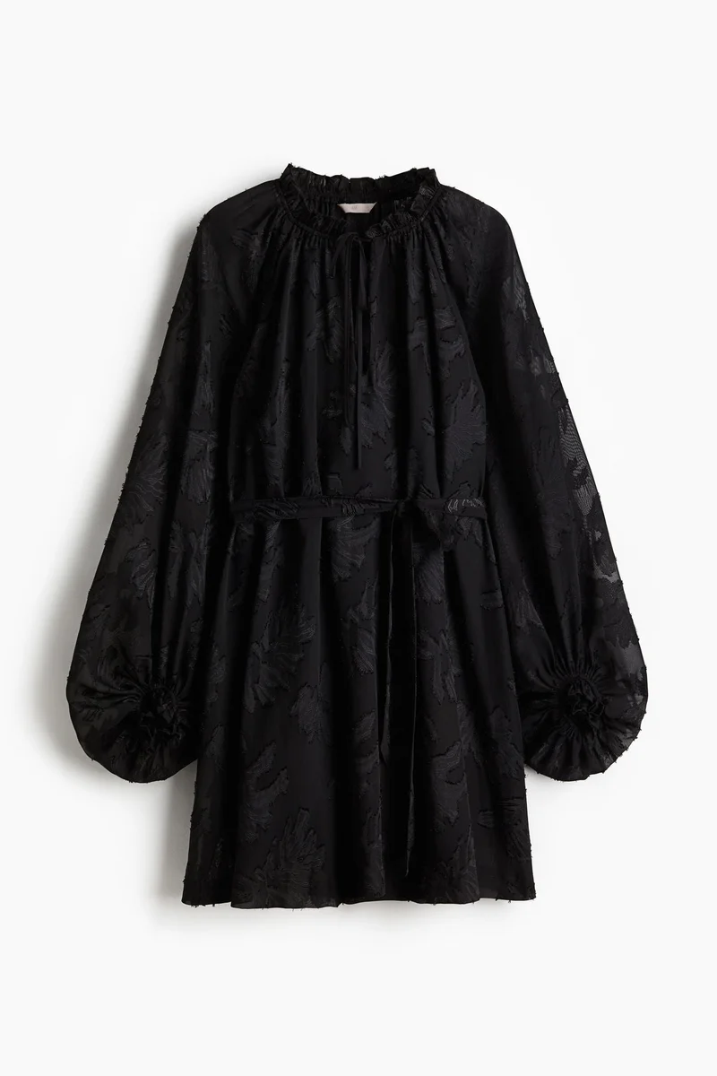 اتش اند ام Jacquard-Weave Dress
