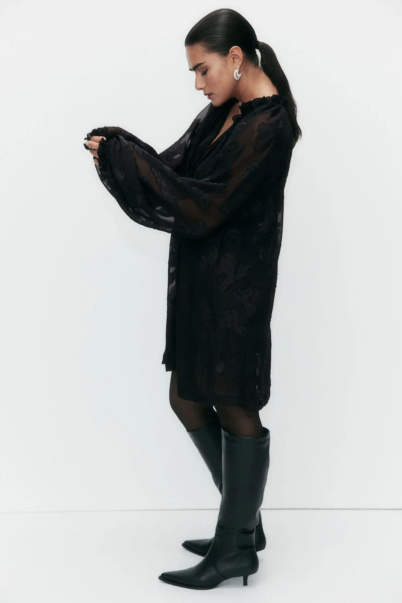 H&M Jacquard-Weave Dress