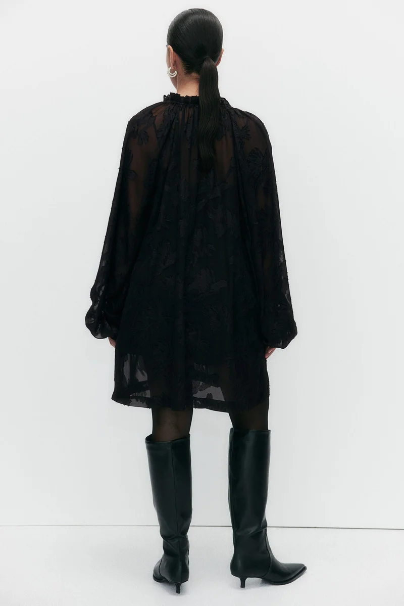H&M Jacquard-Weave Dress