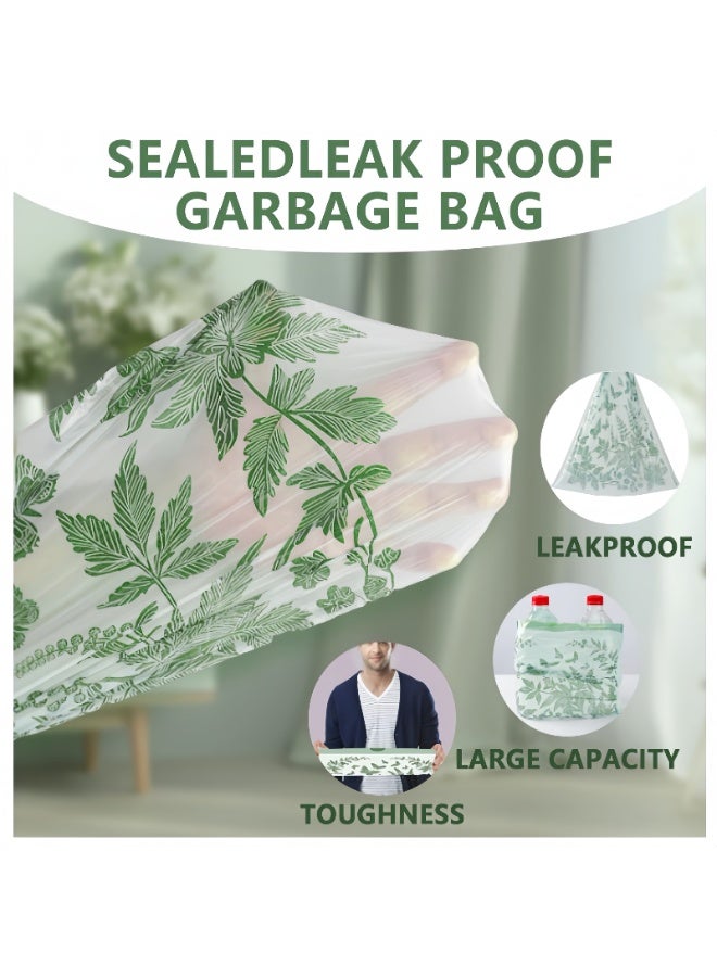 180 Counts Trash Bags（8 Gallon） with Butterfly Printed & Sweet Wormwood Scent, Drawstring Medium Garbage Bags, Leak-Proof, Tear-Resistant & Fragrant Trash Can Liners, Extra Thick Trash Bags for Home/Office, Wide Handles for Easy Carry - Image 5