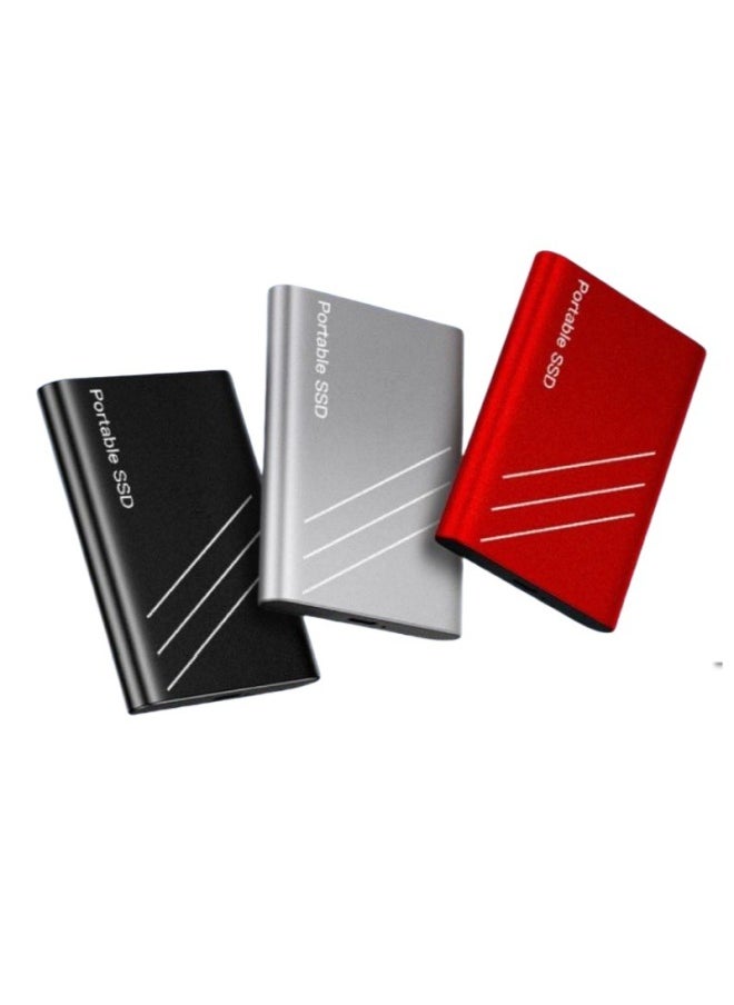 Hot Mobile Solid-state Hard Disk Expansion Upgrade 1T2TB Ultra-large Capacity SSD Laser-free LOGO-Capacity:2TB-Interface:Silver  - Image 5