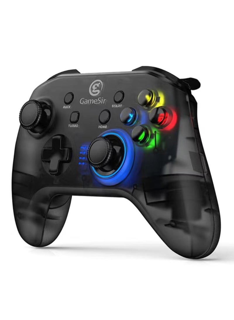 General Classic Wireless Gamepad GameSir T4 Pro Bluetooth Game Controller 2.4G Receiver LED RGB Backlight for Nintendo Switch / PC / iOS /Android  - Image 2