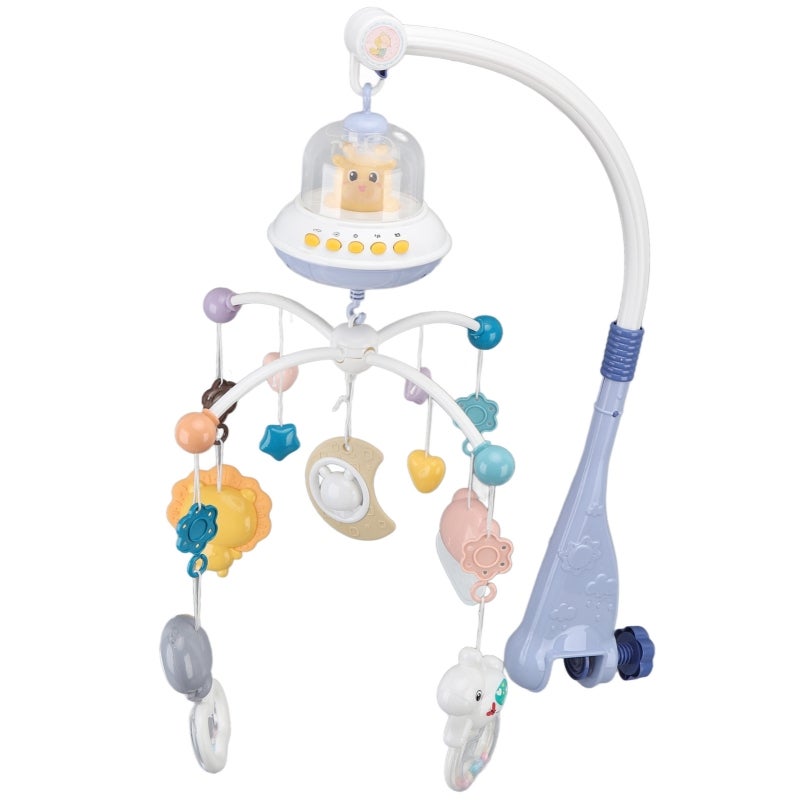 Baby Mobile: 360° Rotating ABS Plastic - Remote Control Timing Function Animal Night Light with 12 Nursery Rhymes for Baby Nursery, Toddler Gift - Image 3