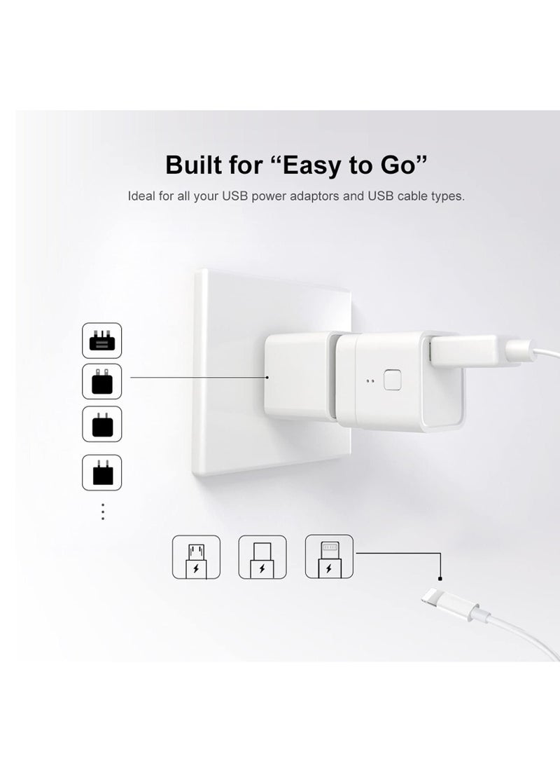 Generic Tuya Micro DC 5V USB Smart WiFi Adaptor For USB Devices, DIY Smart Home Wireless USB Adaptor, APP Remote Control, Compatible With Alexa and Google Home For Voice Control, White  - Image 4